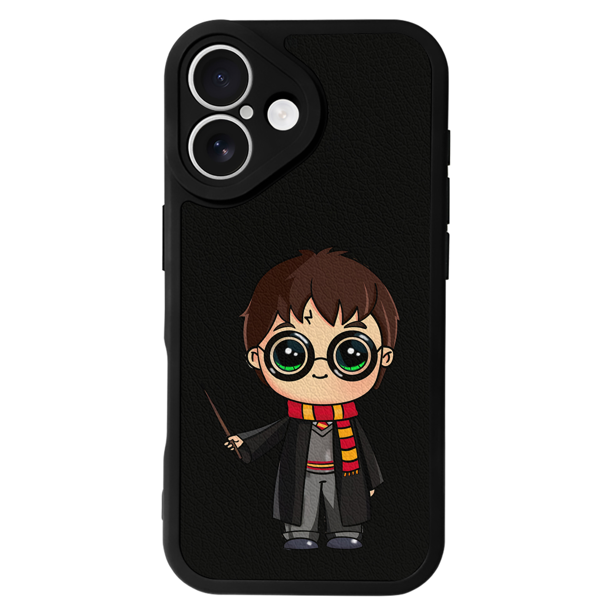（画像用） Harry Potter ハリー・ポッターシリーズ 【iPhone 16シリーズ対応】シリコンスマホケース（レザー調） 材質：シリコン